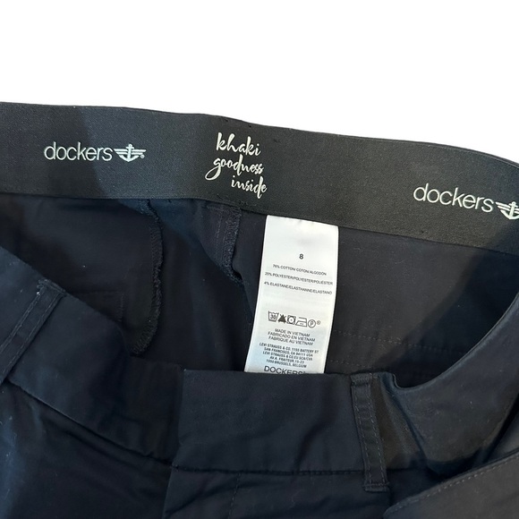 Dockers Navy Stretch Chino Pants, 8 - Picture 9 of 11